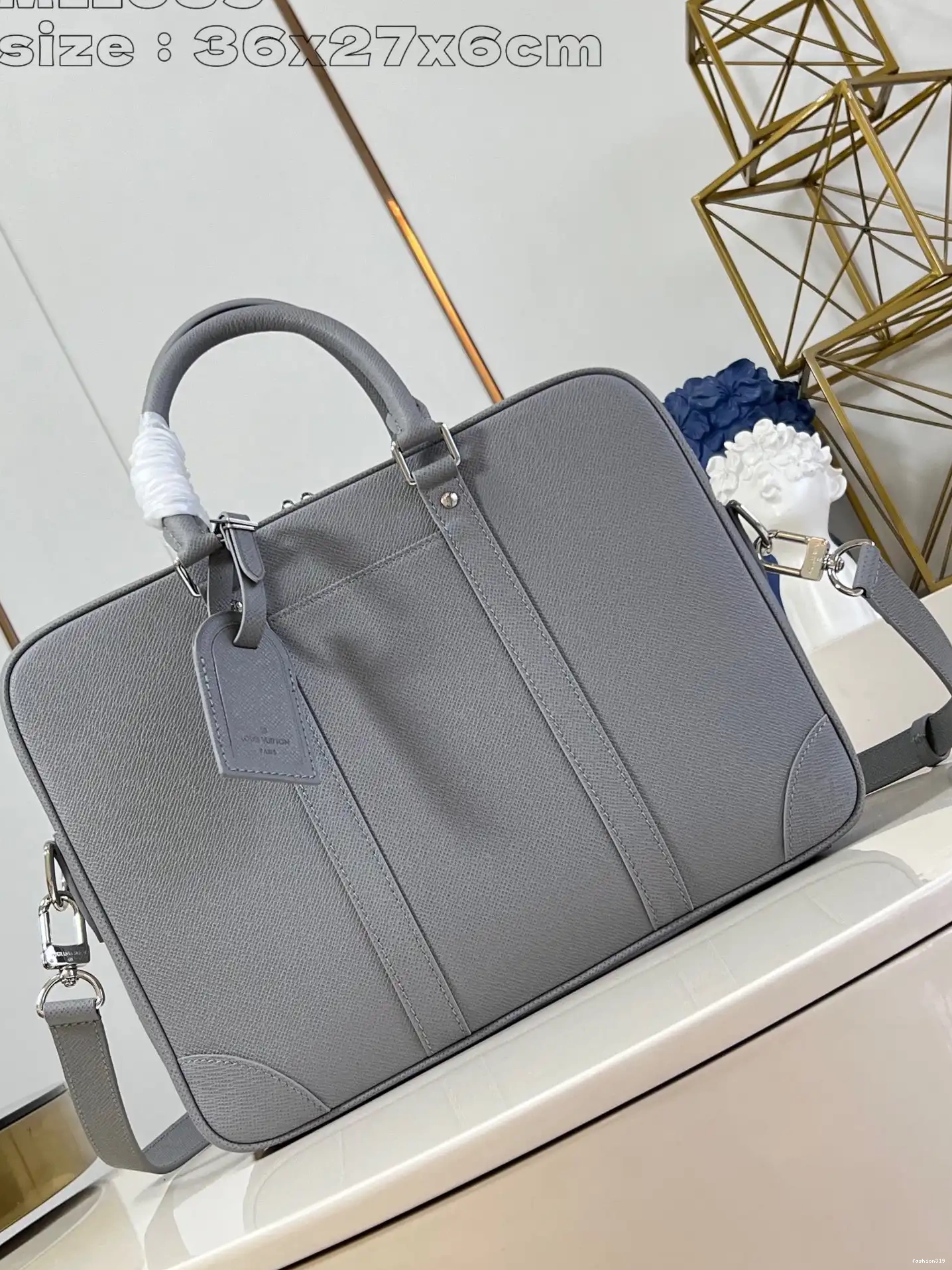 LOUIS Porte Voyage-36.5*27.5*6CM VUITTON Documents 0330